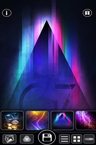 Glow Wallpapers & Themes HD - Pimp Home Screen with Radiant & Sparkle Retina Images screenshot 4