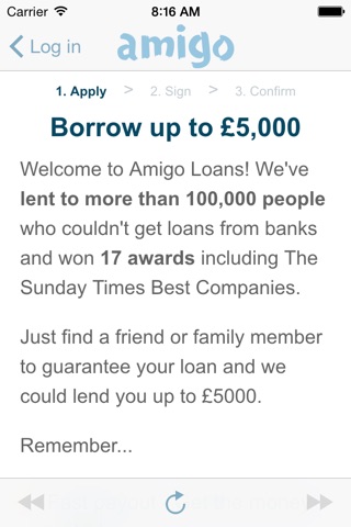 Amigo Loans screenshot 3