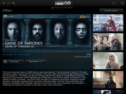 HBO GO Magyarország screenshot 2