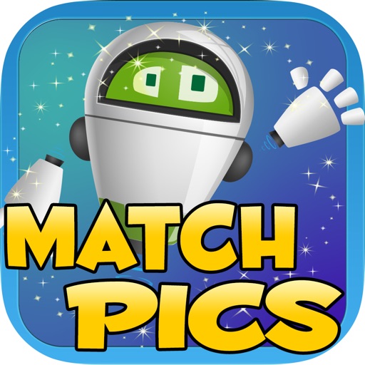 Aace Robots for Kids Match Pics iOS App