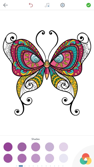 How to cancel & delete Adult Butterfly Coloring Book from iphone & ipad 4