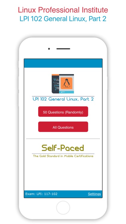 LPI: 117-102 (Certification App) by Self-Paced Software Development