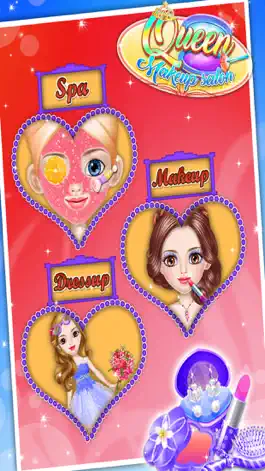 Game screenshot Queen Makeup Salon - Free kids game for girls apk