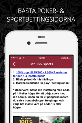 Mobil Casino Bonusar - Sveriges Bästa Mobilcasinon screenshot 4