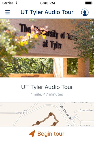 UT Tyler Virtual Tour screenshot 3