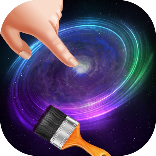 Galaxy Live Draw Space Picture iOS App