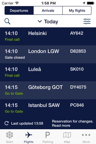 Swedavia Airports screenshot 2