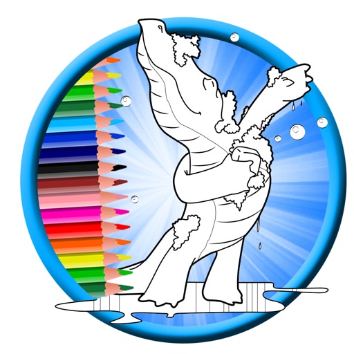 Sponge Animal Shower Coloring Page Game Edition icon