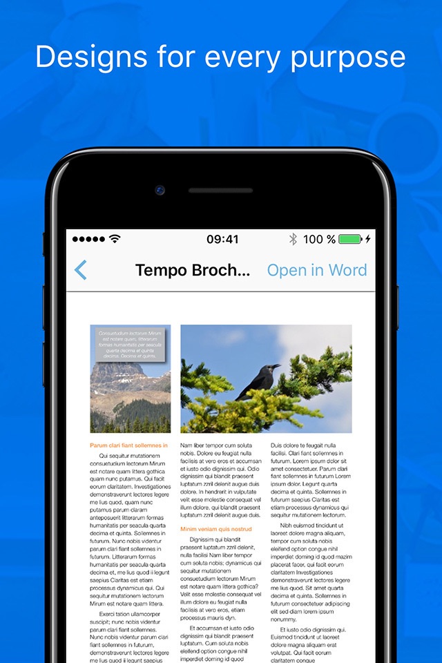 Templates for Word Pro screenshot 3