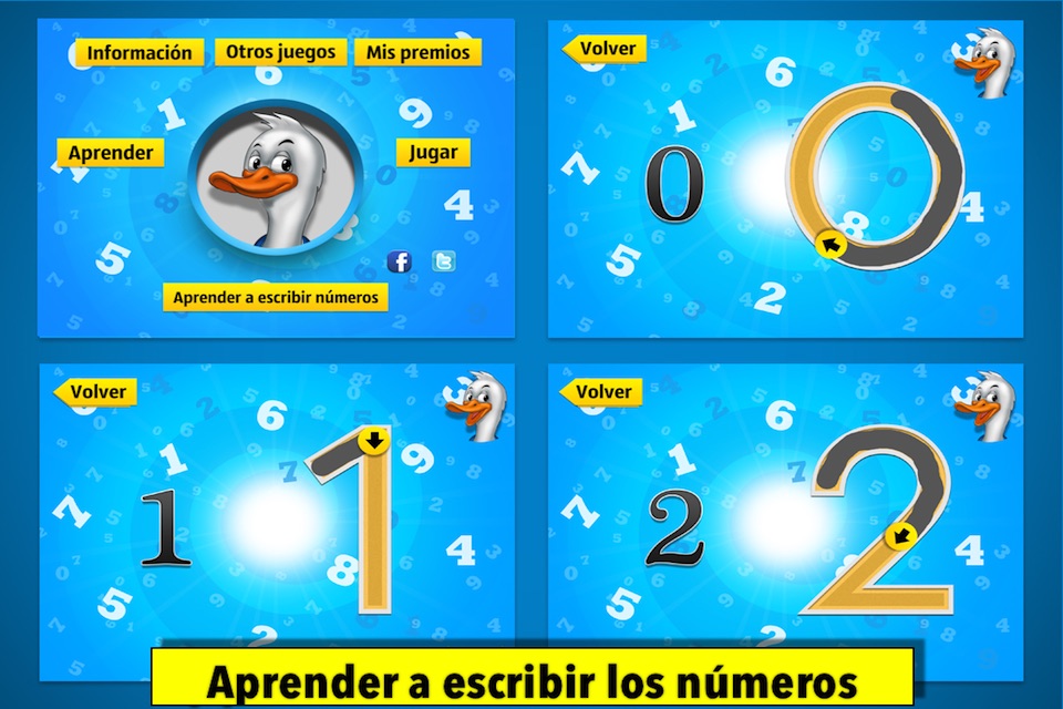 juegos preescolares para aprender los números screenshot 4