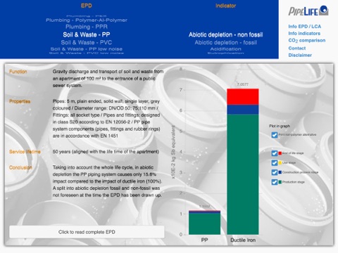 Pipelife - EPD Calculator screenshot 2