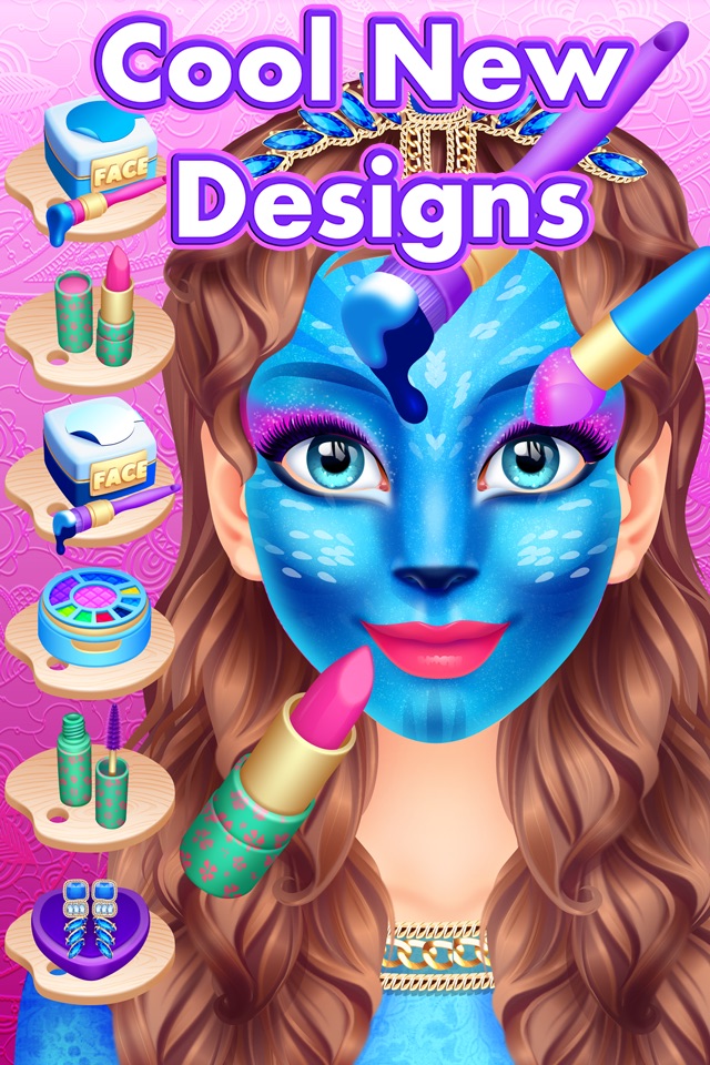 Face Painting & Makeup Girls Party Salon - Kid Spa screenshot 3
