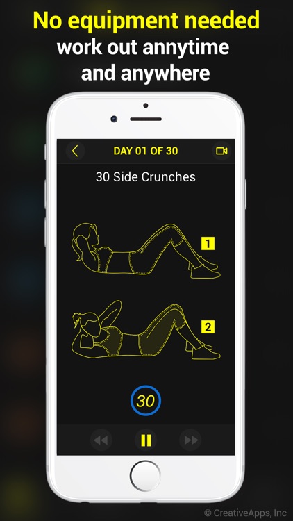 30 Day Abs Pro ~ Perfect Workout For Abs