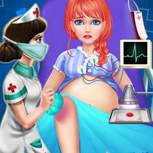 Pregnant Lady Birth Care Icon