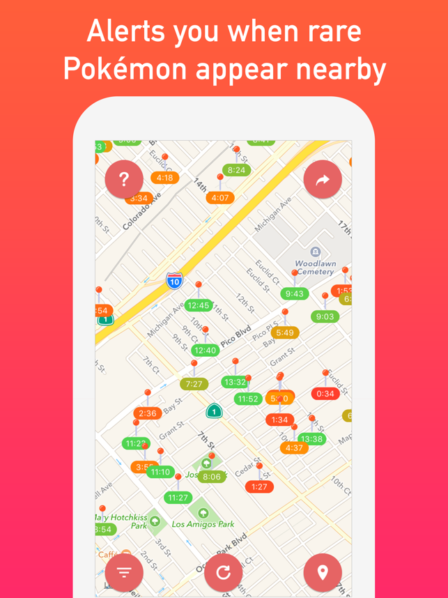 ‎PokeExplorer - Realtime Map for Pokemon GO Screenshot