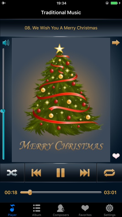 Christmas music collection - mp3 song magic player