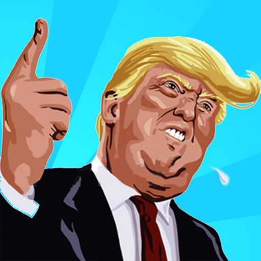Trump Dump Dash - Don't be fall out of the line icon