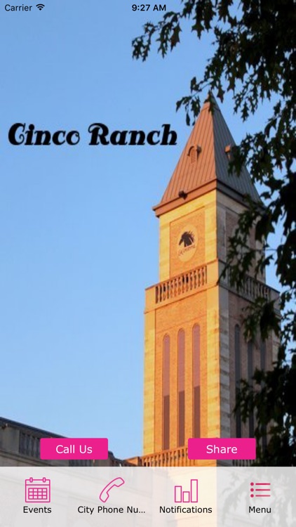 Cinco Ranch Community App