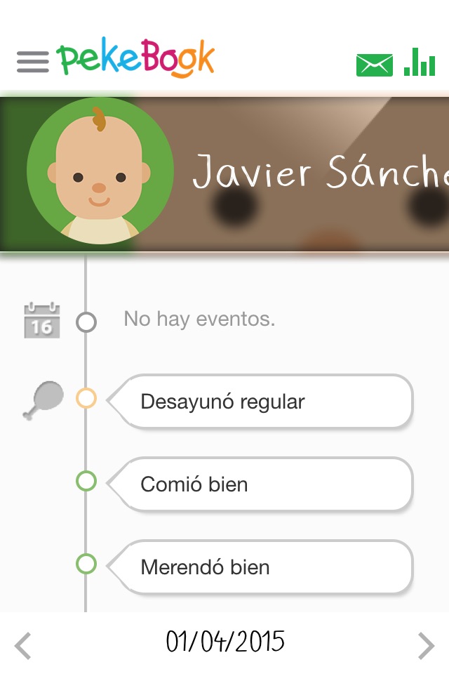 Pekebook - Agenda Infantil screenshot 3