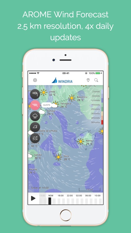 Windria - Spain (AROME high-res marine forecast)