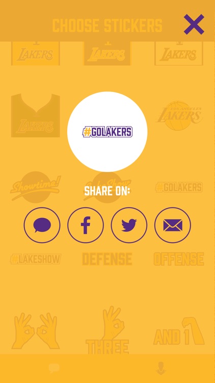 Showtime! Stickers by the Los Angeles Lakers screenshot-4