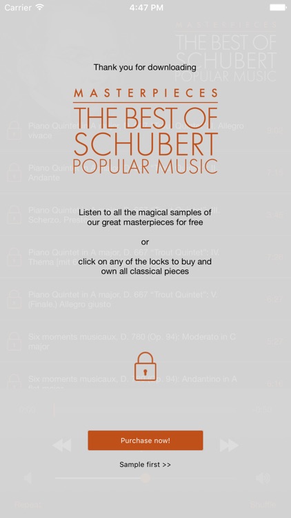 Schubert: Popular Music