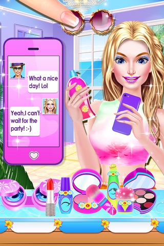 Summer Beach PARTY! Dress Up Beauty Game screenshot 2