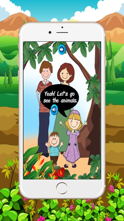 Learn English conversation for kids (Zoo) :  Enhance the skills of listening, reading English.