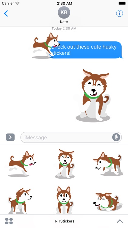 Red Huskies Sticker Pack