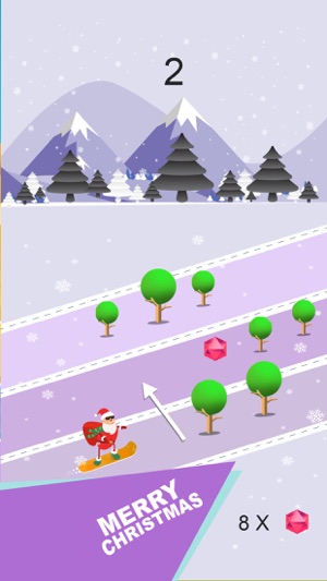 Christmas Countdown Santa Claus give a gift(圖2)-速報App