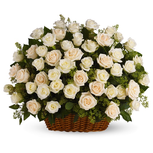 Bouquets of White Roses Flowers Stickers