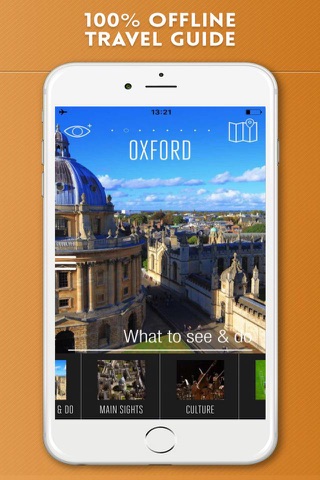 Oxford Travel Guide with Offline City Street Map - náhled
