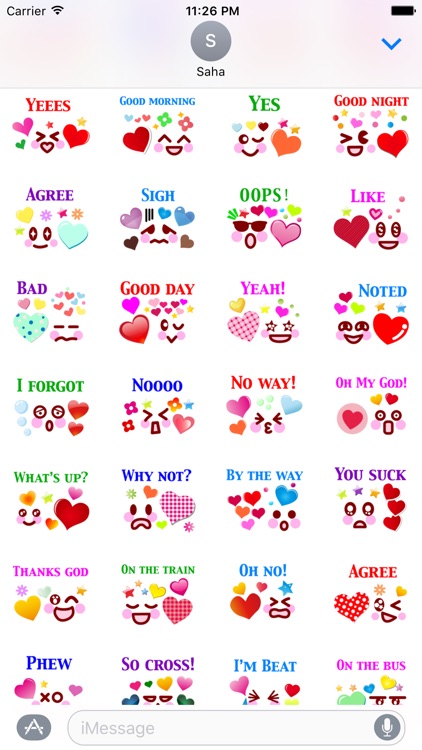 Say It Stickers Pack