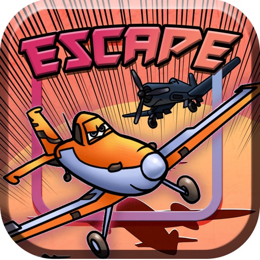 Escape Hurry up Kids Games For Plane Cartoon Icon
