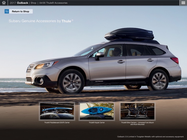 2017 Subaru Outback Guided Tour – eBrochure, trims, specs and more screenshot-4