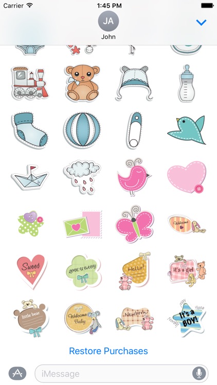 Baby Sticker Set