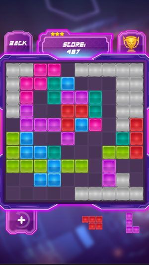 Block Puzzle 1010: Glow breaker game 塊拼圖 - 輝光斷路器遊戲(圖2)-速報App