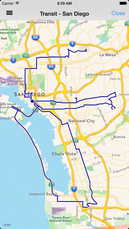 Transit Tracker - San Diego (MTS)