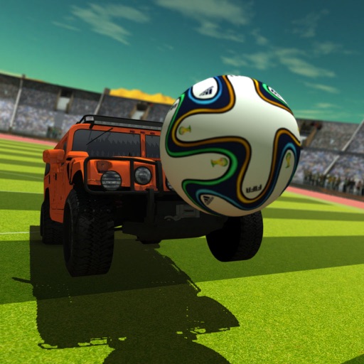 4x4 Car Soccer Football Championship in Stadium Icon