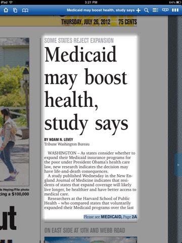 Wichita Eagle eEdition screenshot 4