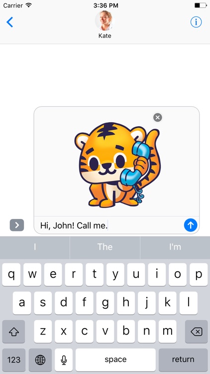 Rawai Tiger - baby tiger stickers for kids park