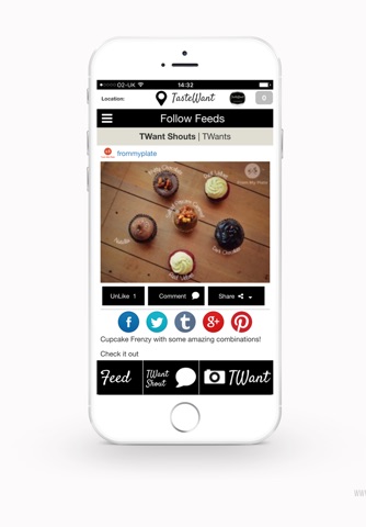 TasteWant - Food Social Network screenshot 2