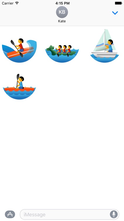 Water Sports Stickers for iMessage