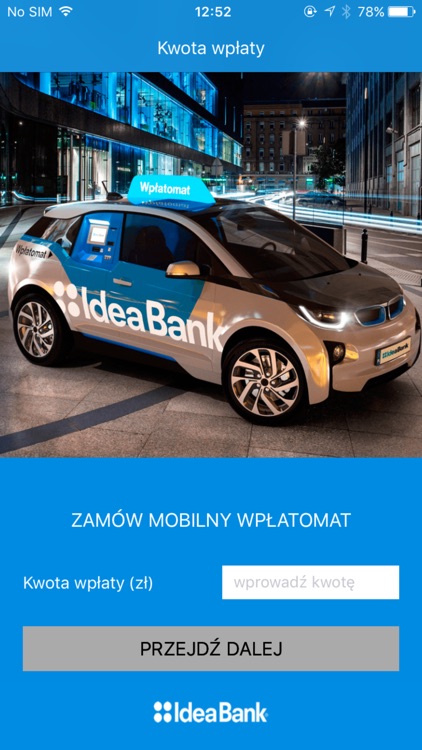 Mobilny Wpłatomat Idea Bank SA