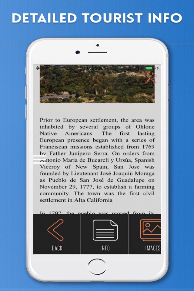 San Jose California Guide and Offline City Map screenshot 3