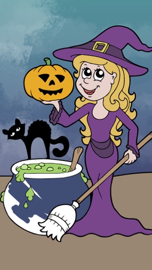 Halloween & monsters coloring pages for kids(圖4)-速報App