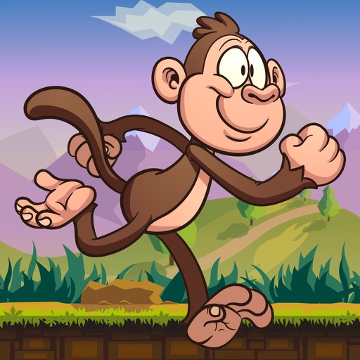 Monkey Run ~ Jumping Games Jungle Adventure iOS App