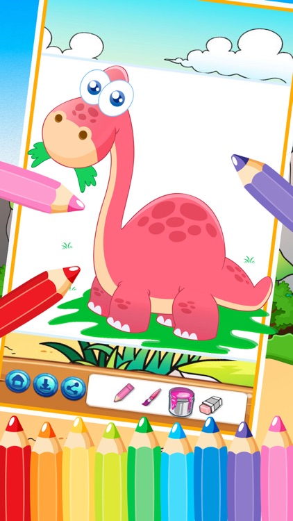 Dinosaur Coloring Book 3 - Dino Color for kid