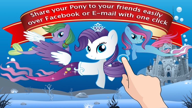 Dress Up Games for Girls - Fun Mermaid Pony Games