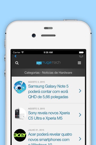 TugaTech - Notícias screenshot 2